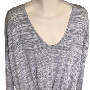 Anthropologie Lavender Field Stripe Knit Sweater